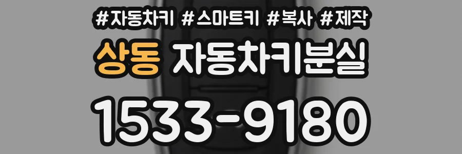 상동 자동차키분실