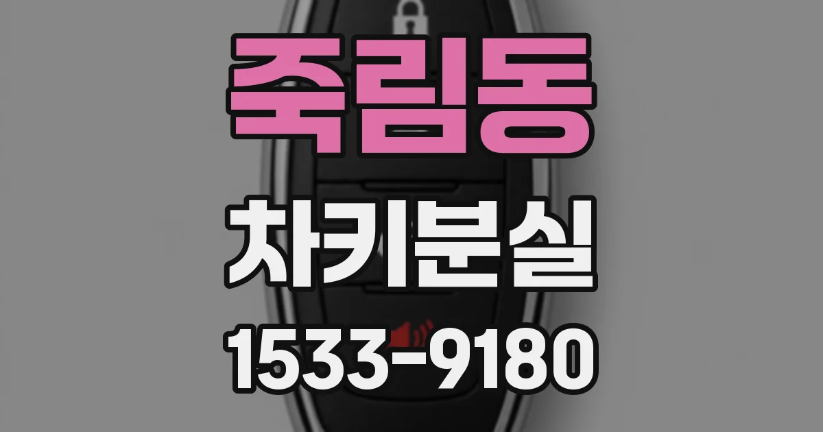 죽림동 차키분실