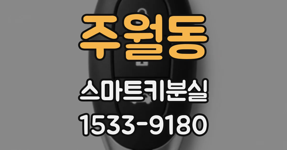 주월동 스마트키분실