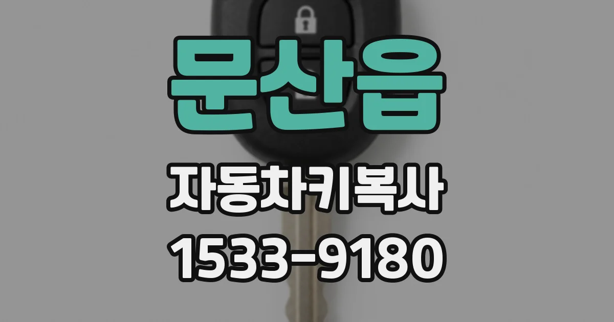 문산읍 자동차키복사