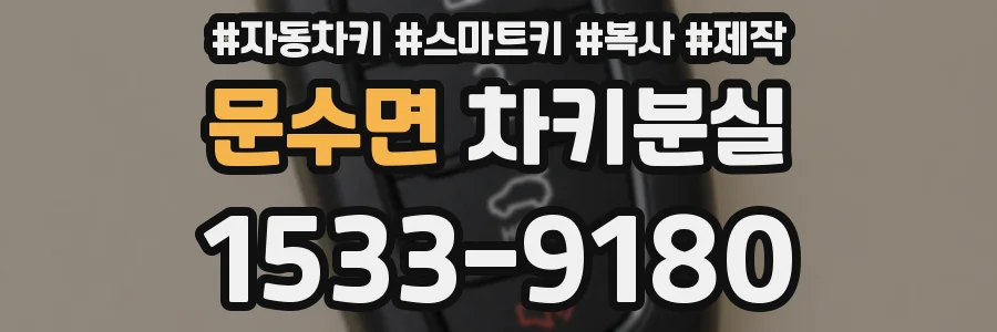 문수면 차키분실