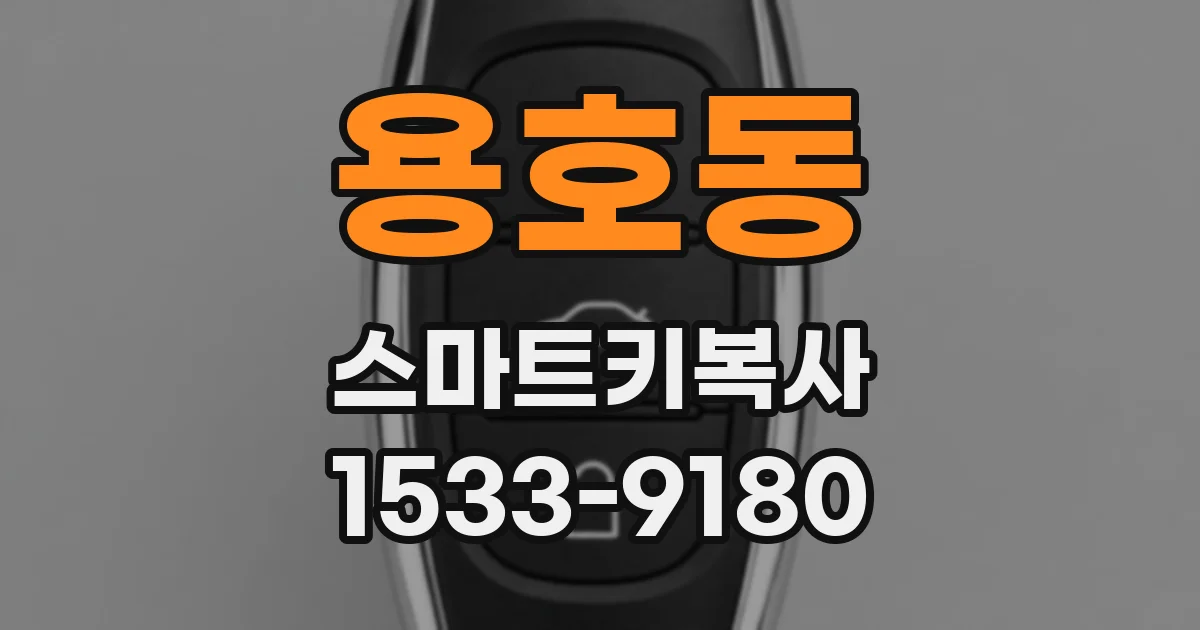 용호동 스마트키복사