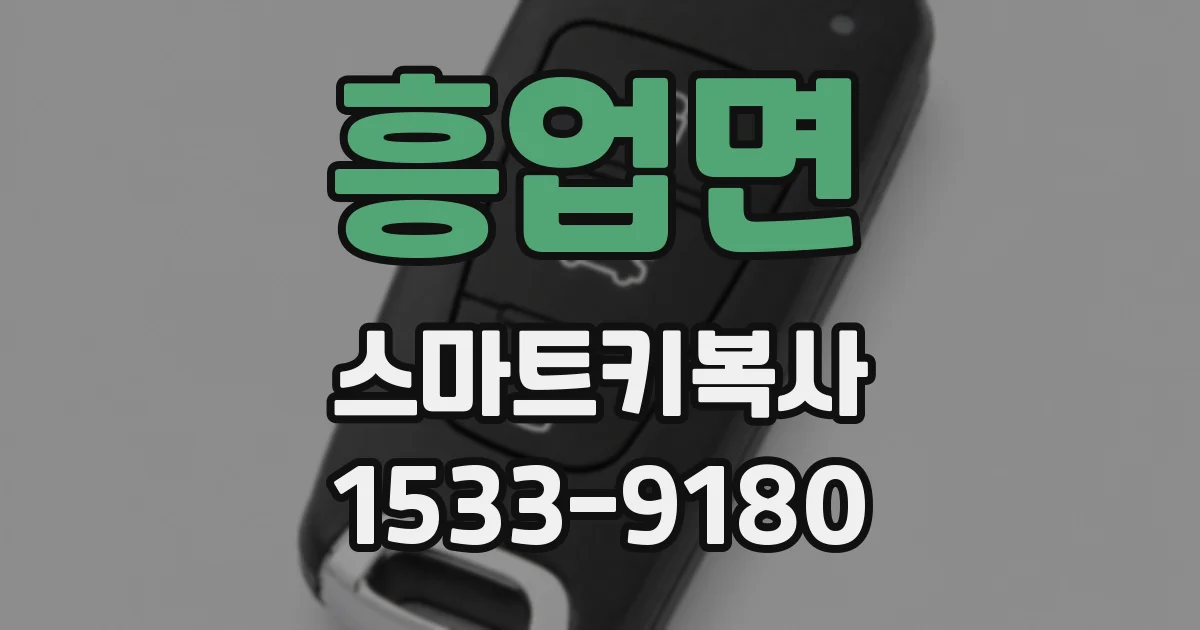 흥업면 스마트키복사