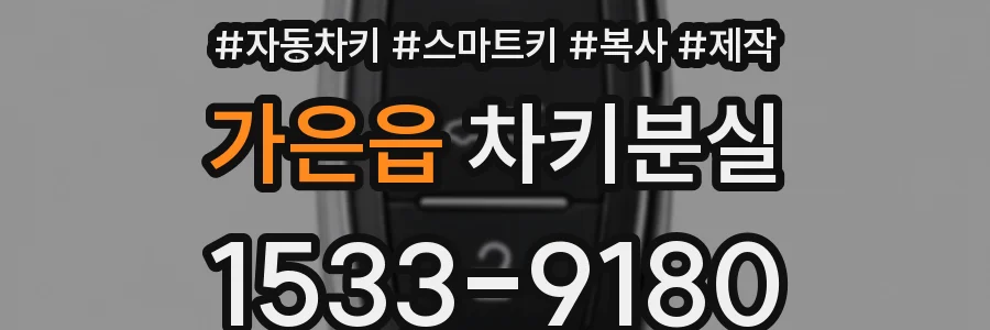 가은읍 차키분실