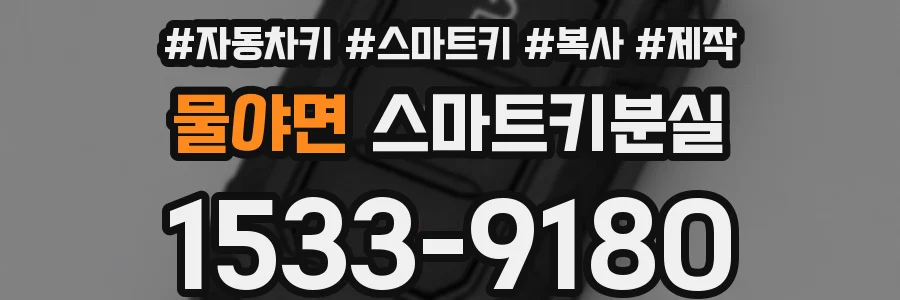 물야면 스마트키분실