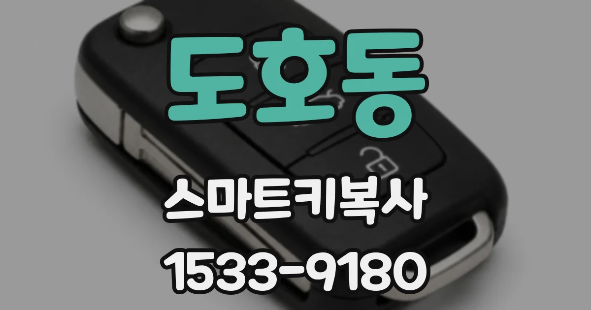 도호동 스마트키복사