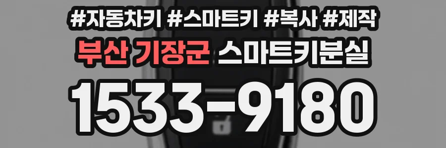 부산 기장군 스마트키분실