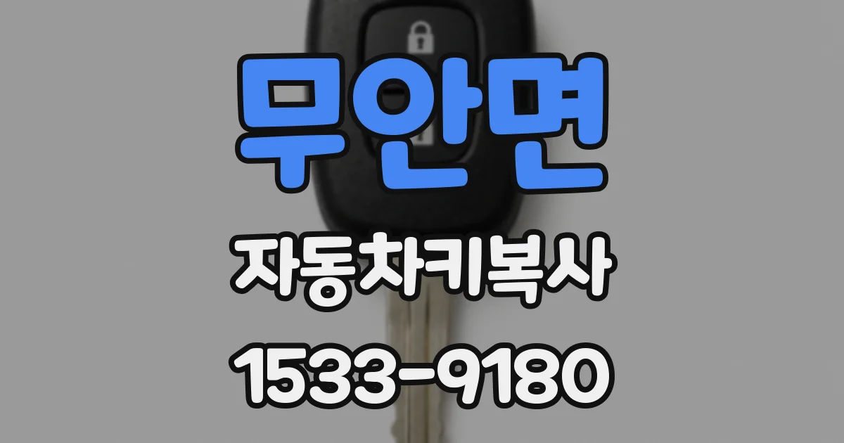 무안면 자동차키복사