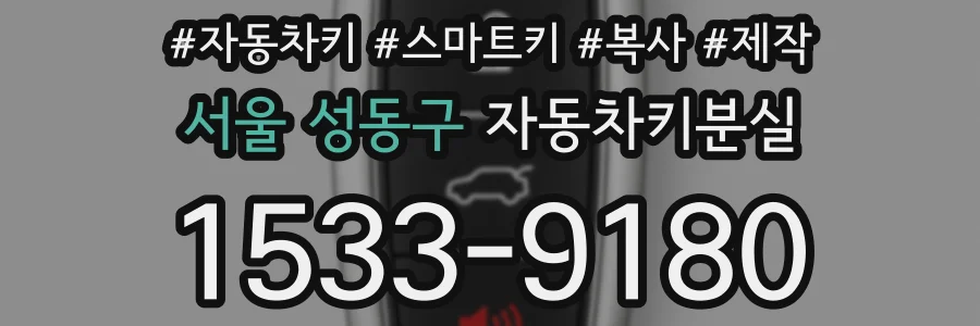 서울 성동구 자동차키분실
