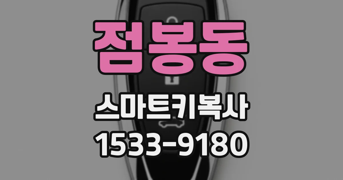 점봉동 스마트키복사