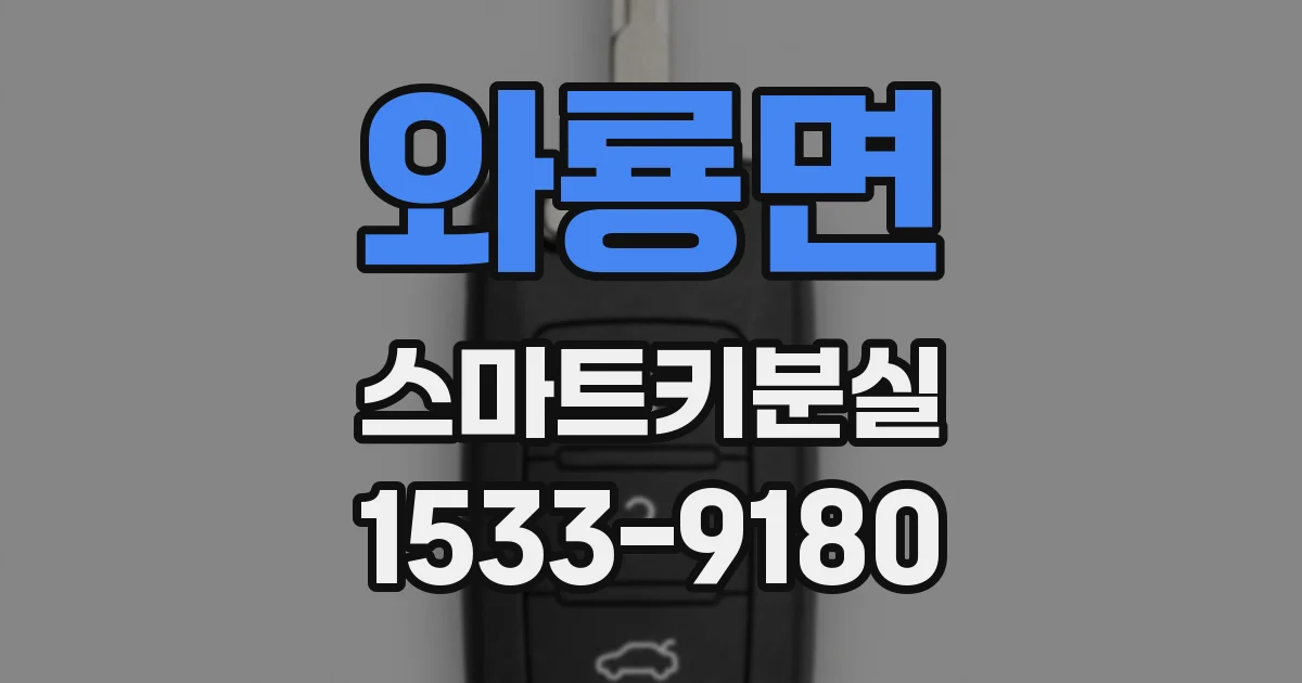 와룡면 스마트키분실