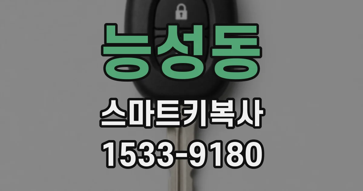 능성동 스마트키복사