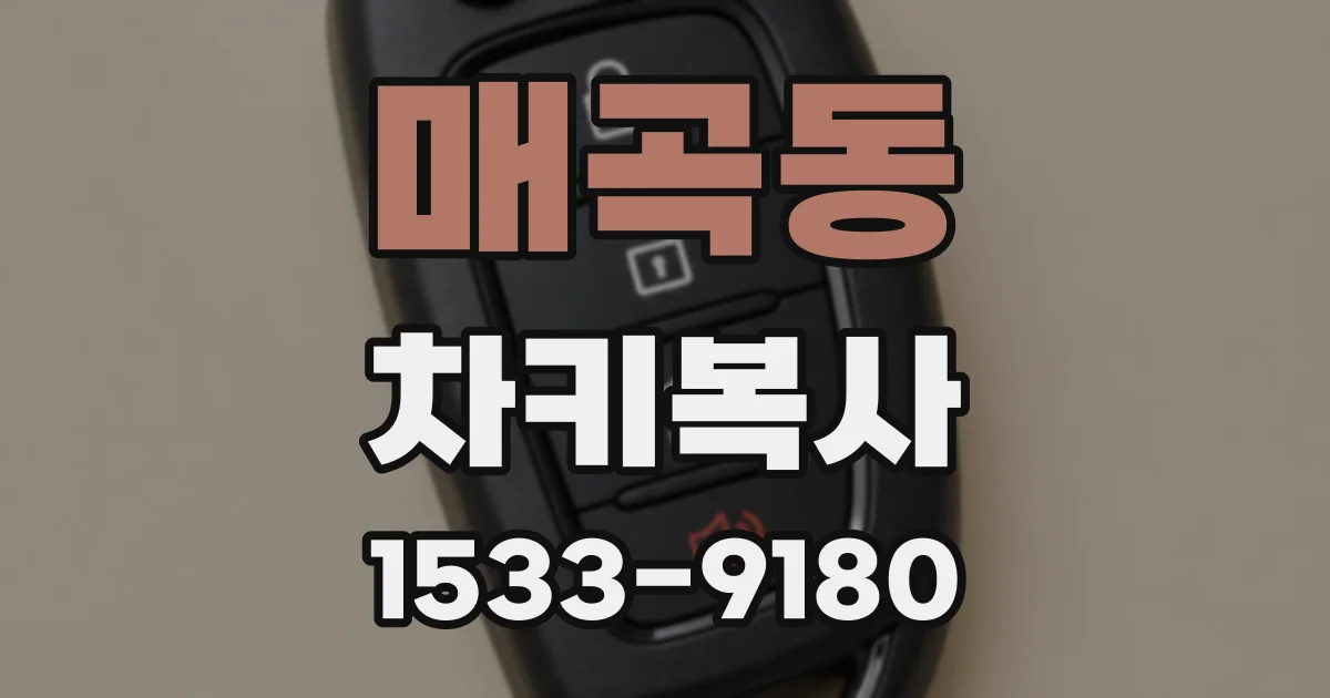 매곡동 차키복사