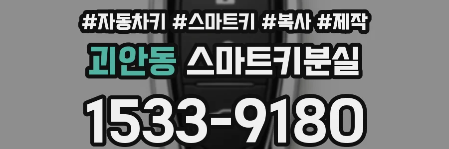 괴안동 스마트키분실