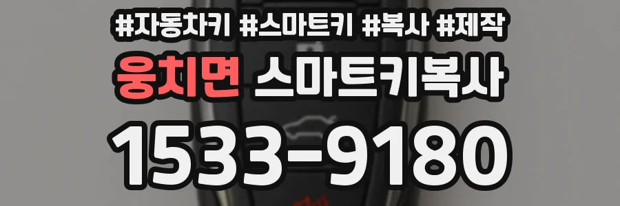 웅치면 스마트키복사