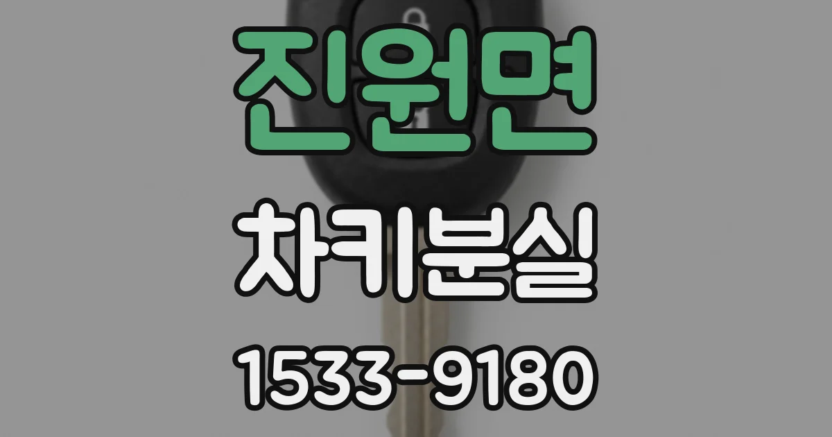 진원면 차키분실