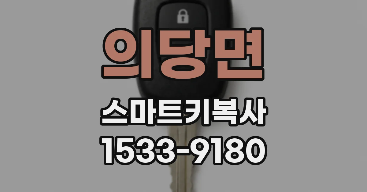 의당면 스마트키복사