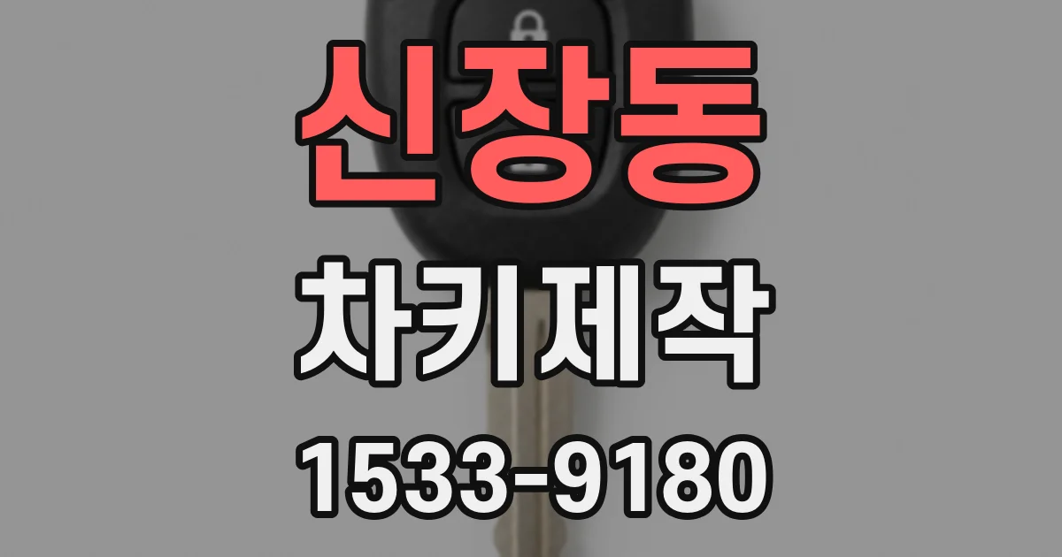 신장동 차키제작
