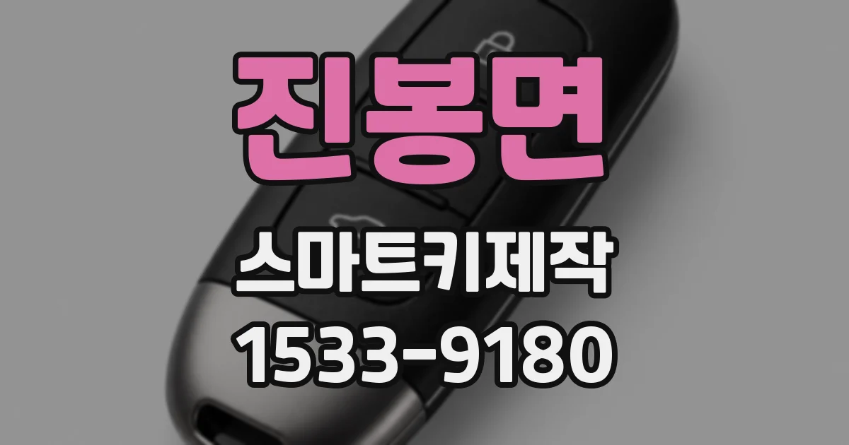 진봉면 스마트키제작
