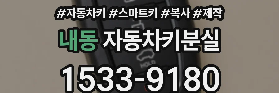 내동 자동차키분실