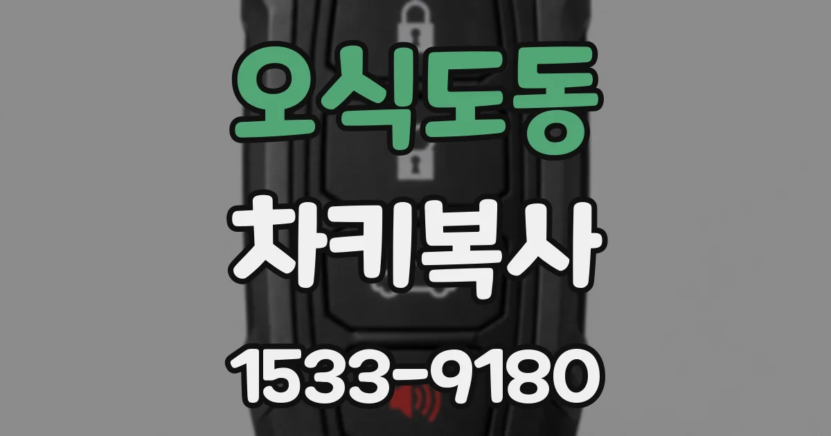 오식도동 차키복사