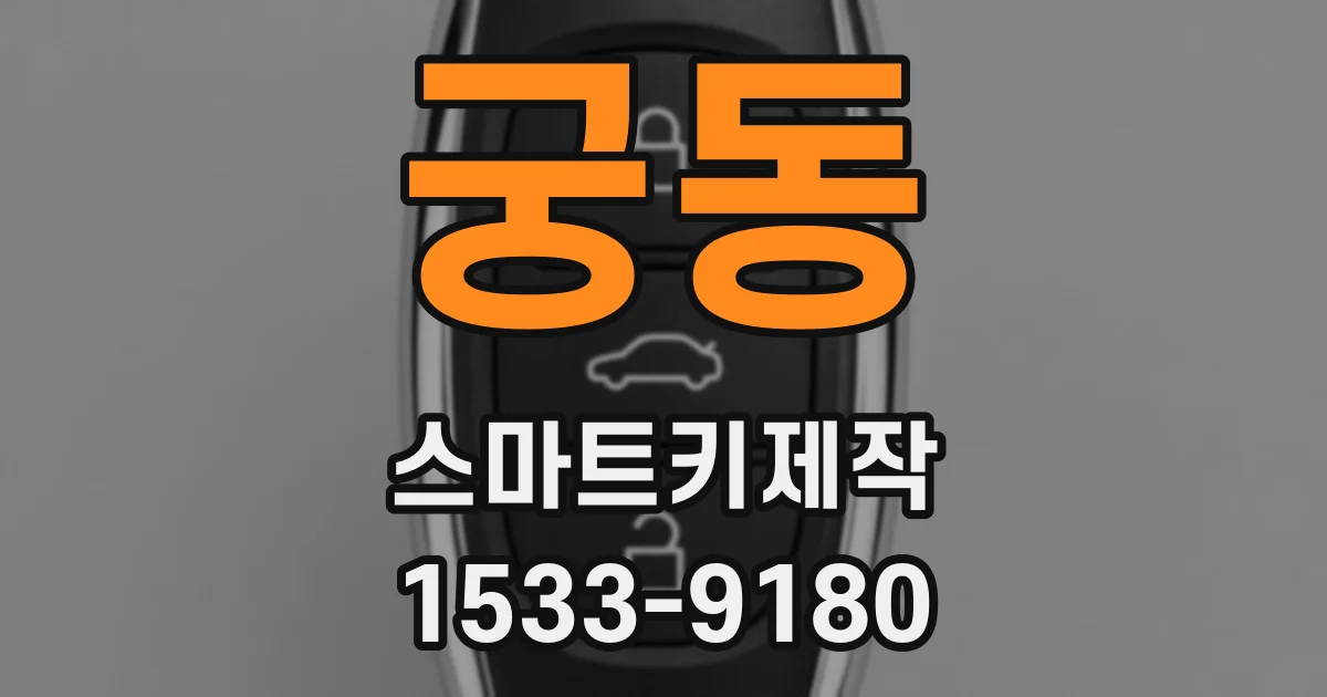 궁동 스마트키제작