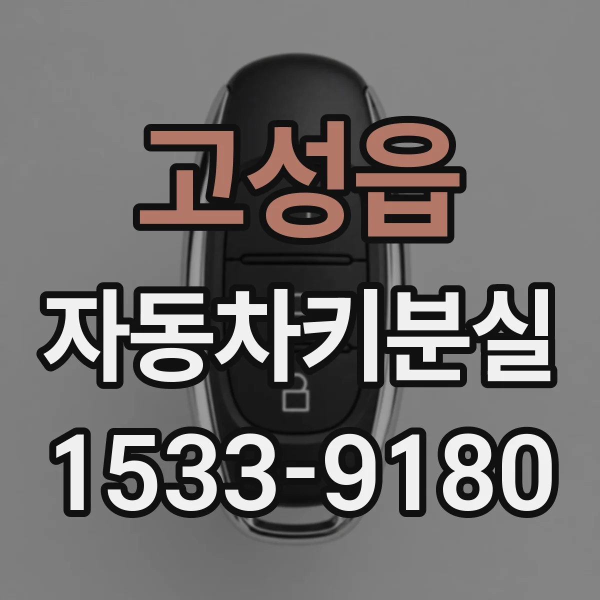 고성읍 자동차키분실