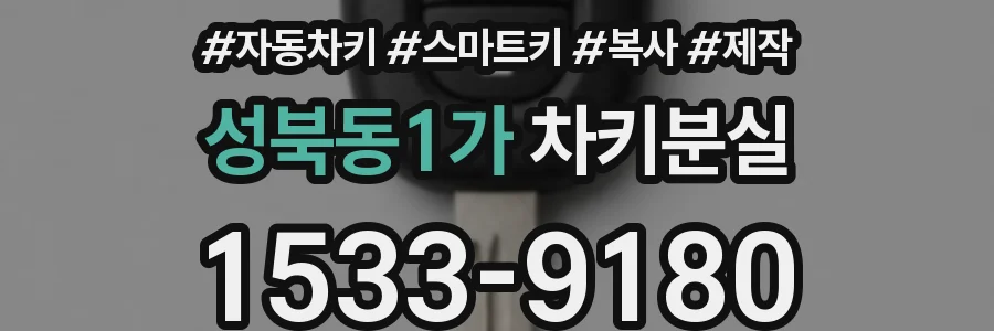 성북동1가 차키분실