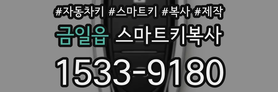 금일읍 스마트키복사