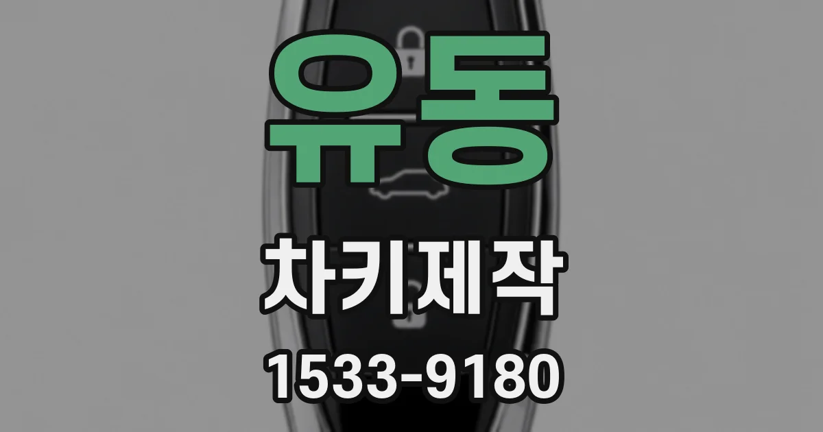 유동 차키제작