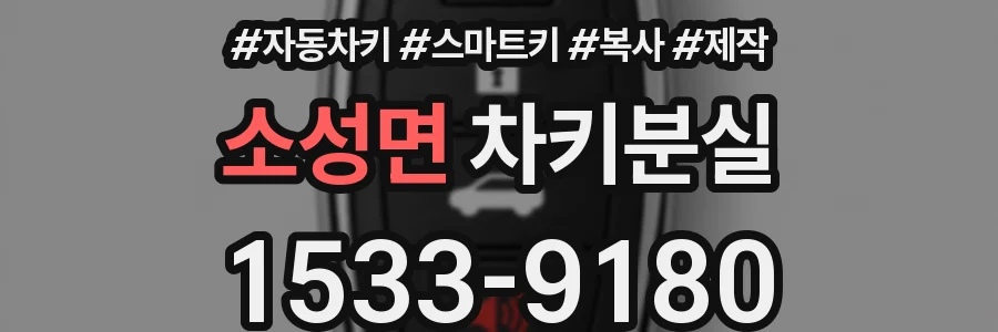 소성면 차키분실