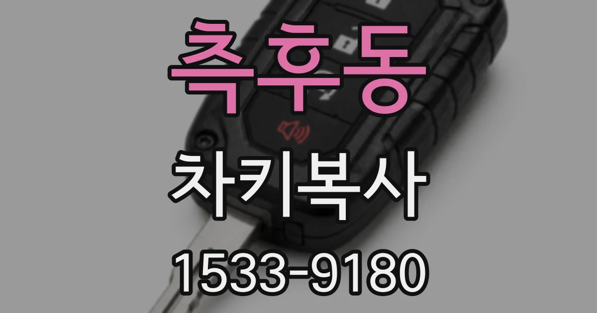 측후동 차키복사