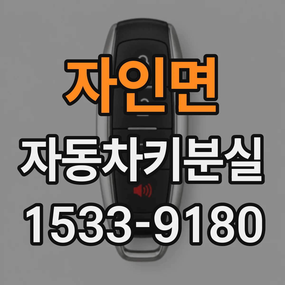 자인면 자동차키분실