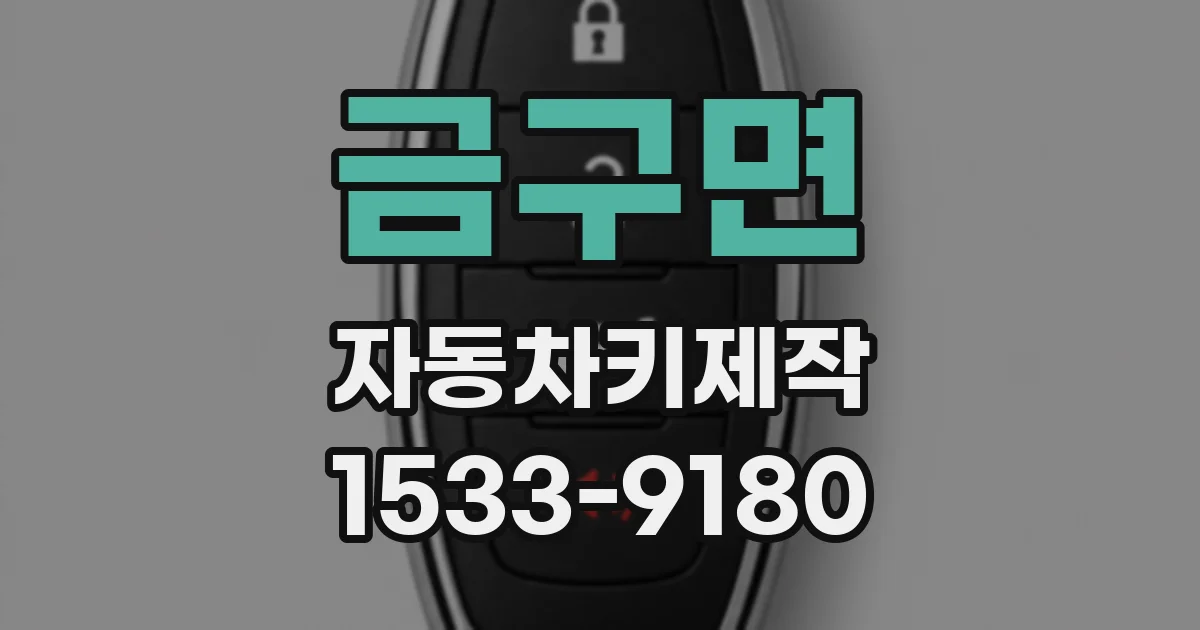 금구면 자동차키제작