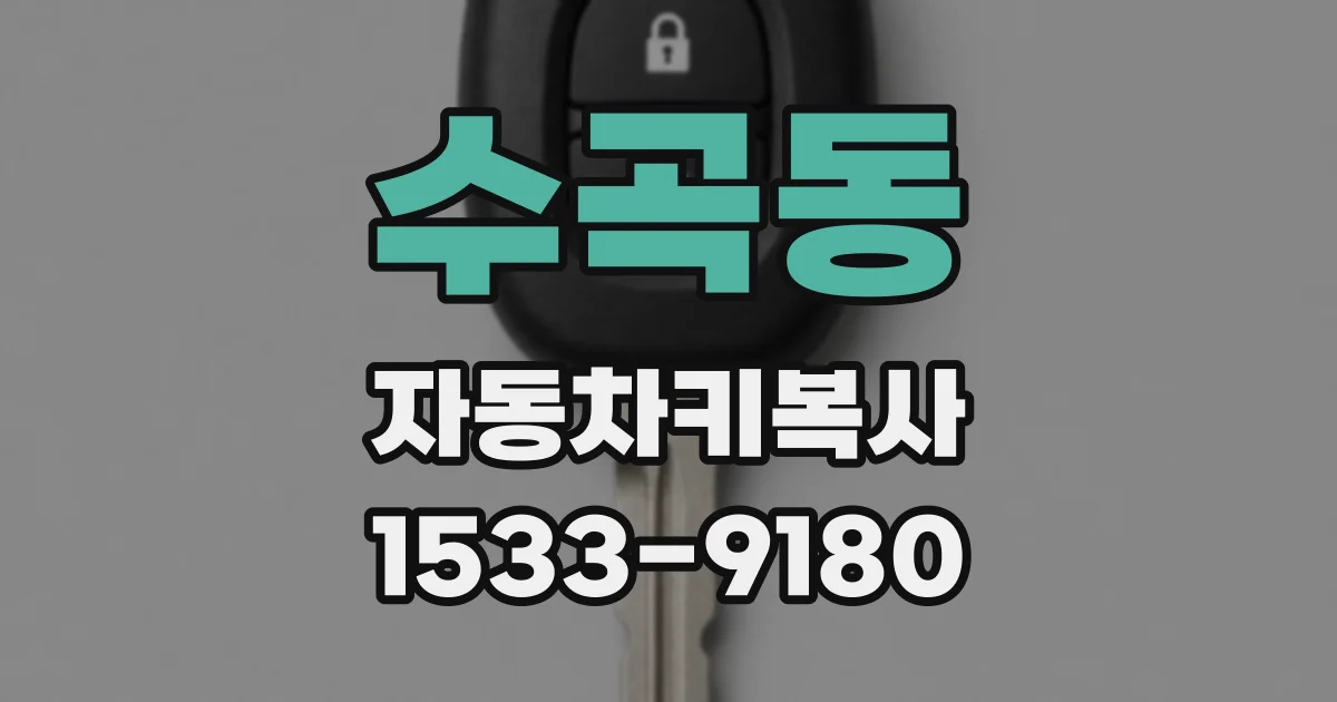 수곡동 자동차키복사