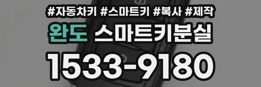 완도 스마트키분실