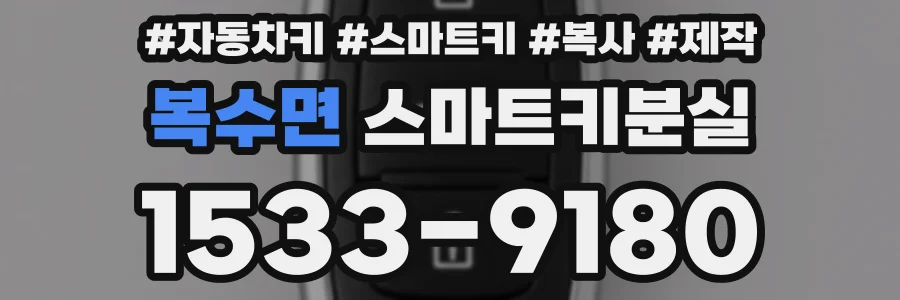 복수면 스마트키분실