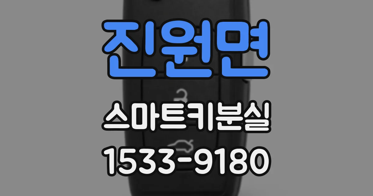 진원면 스마트키분실