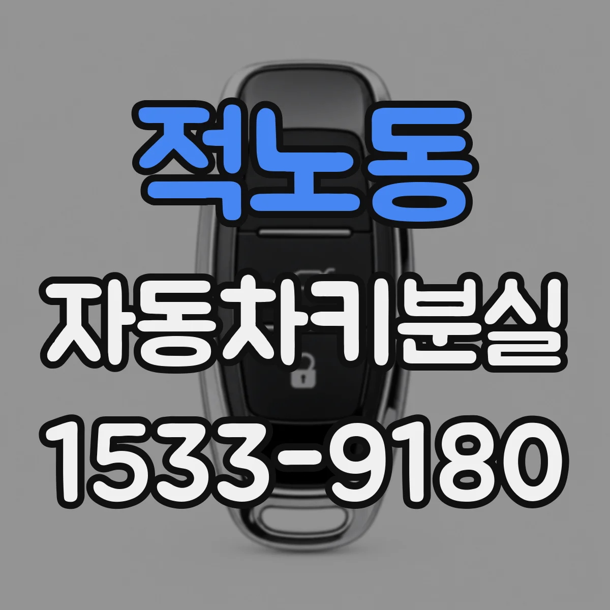 적노동 자동차키분실