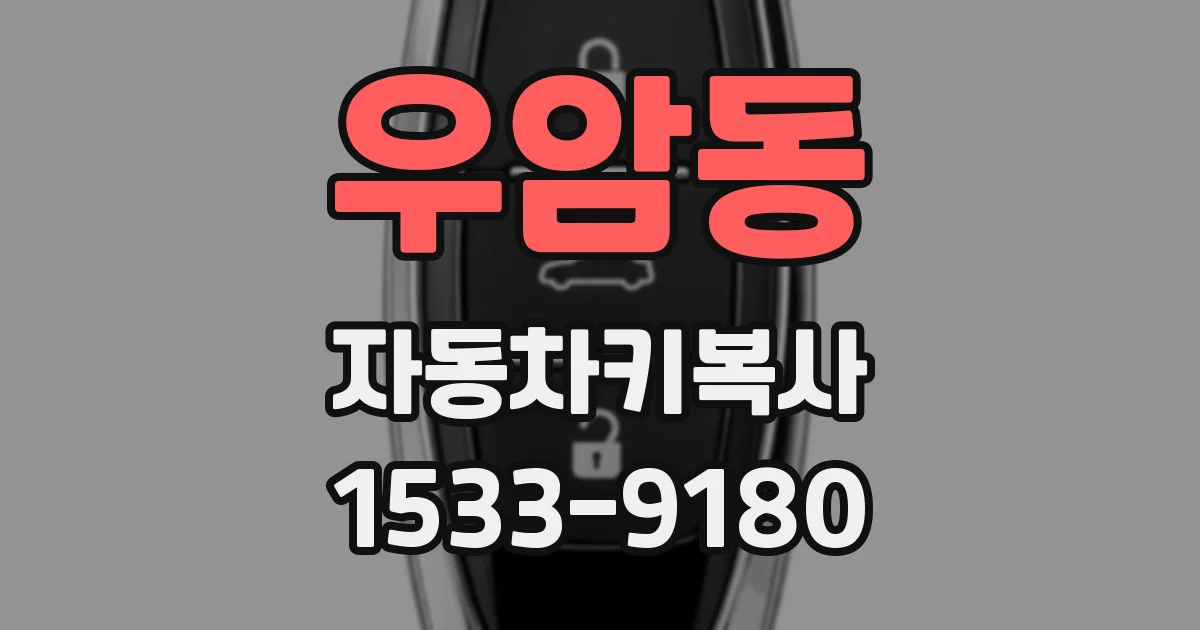 우암동 자동차키복사