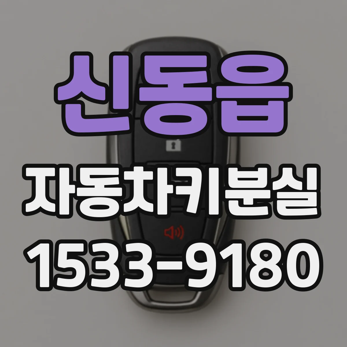신동읍 자동차키분실