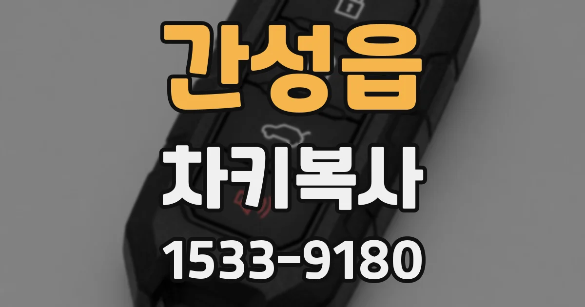 간성읍 차키복사