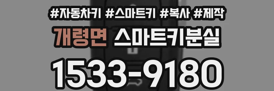 개령면 스마트키분실