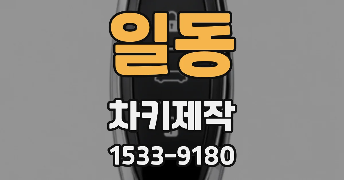 일동 차키제작