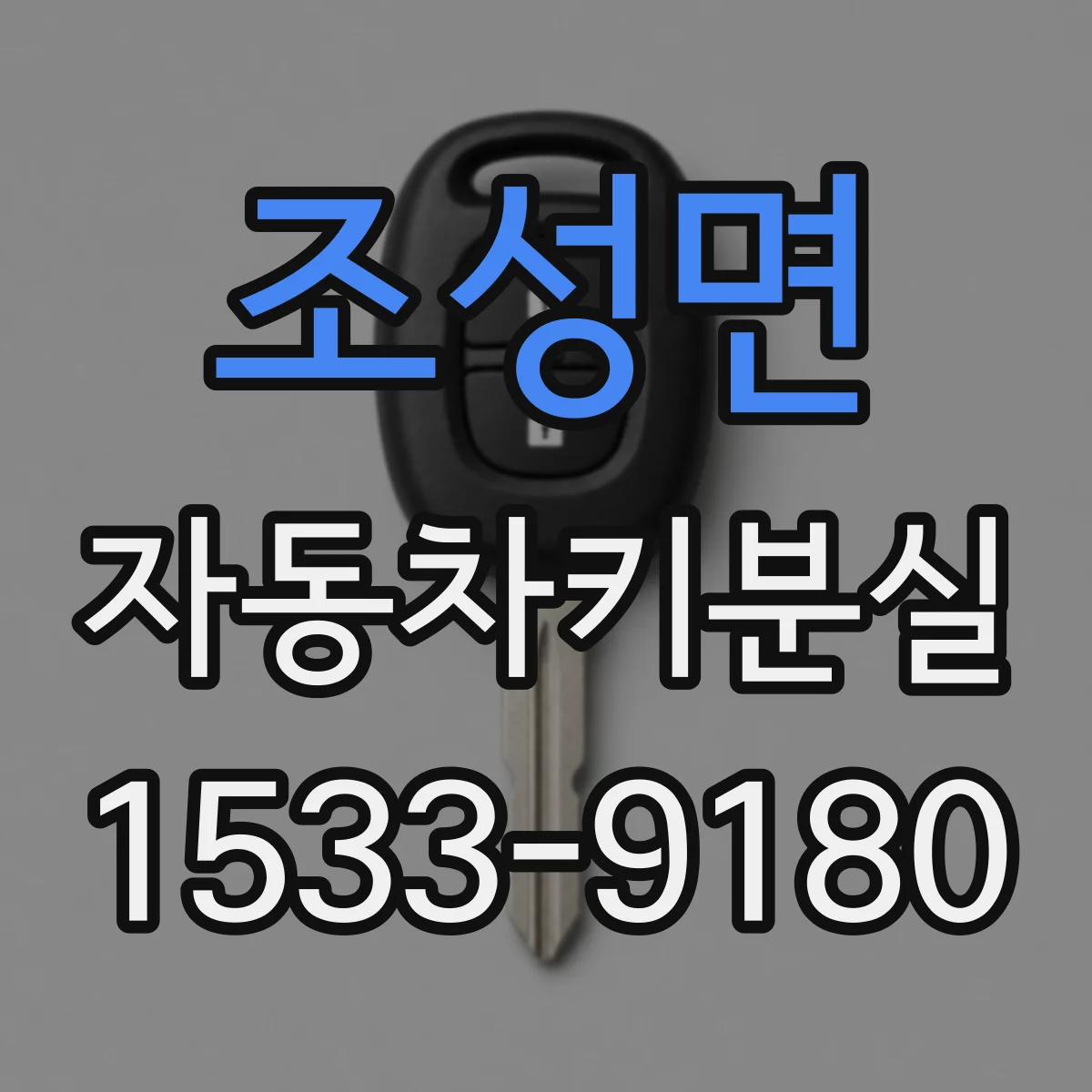 조성면 자동차키분실