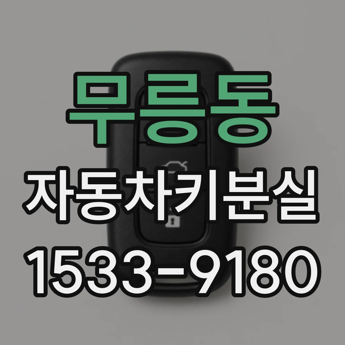 무릉동 자동차키분실
