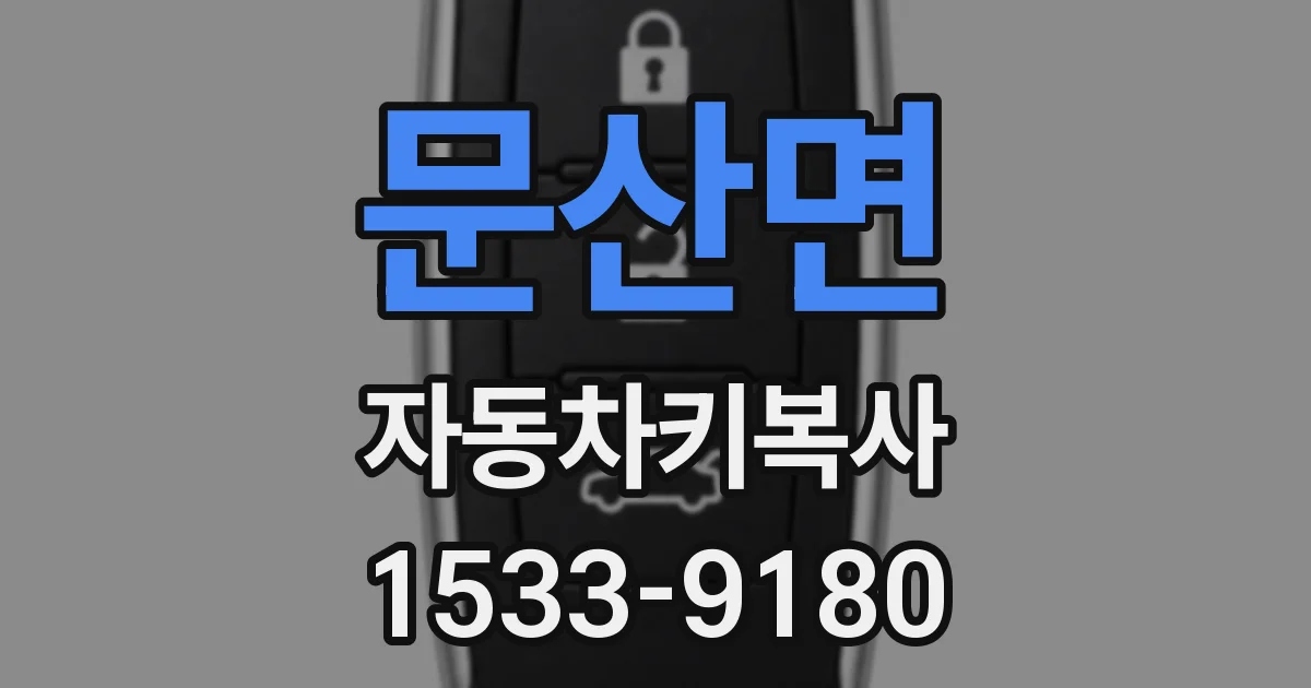 문산면 자동차키복사