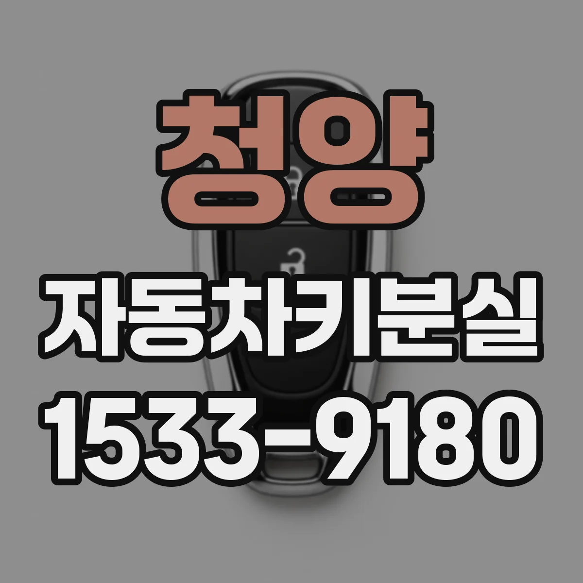 청양 자동차키분실