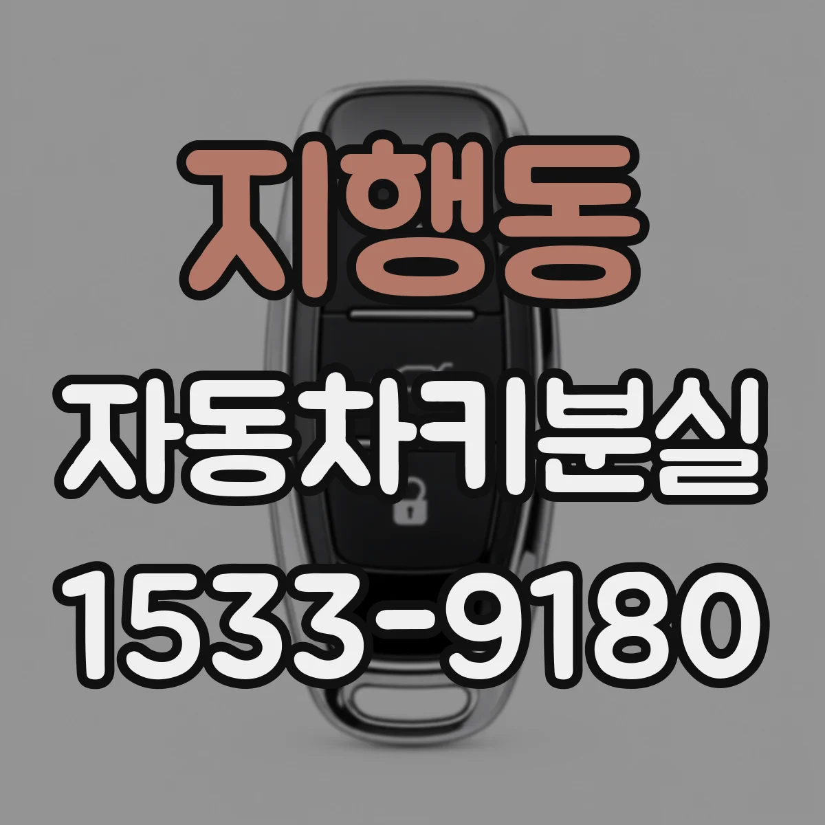 지행동 자동차키분실