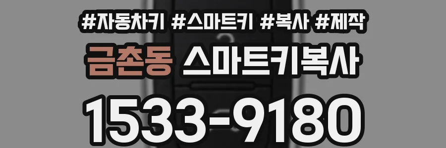 금촌동 스마트키복사